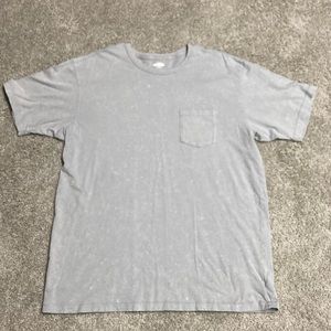 Old Navy Soft Washed Gray Pocket Tee Size Large Tall